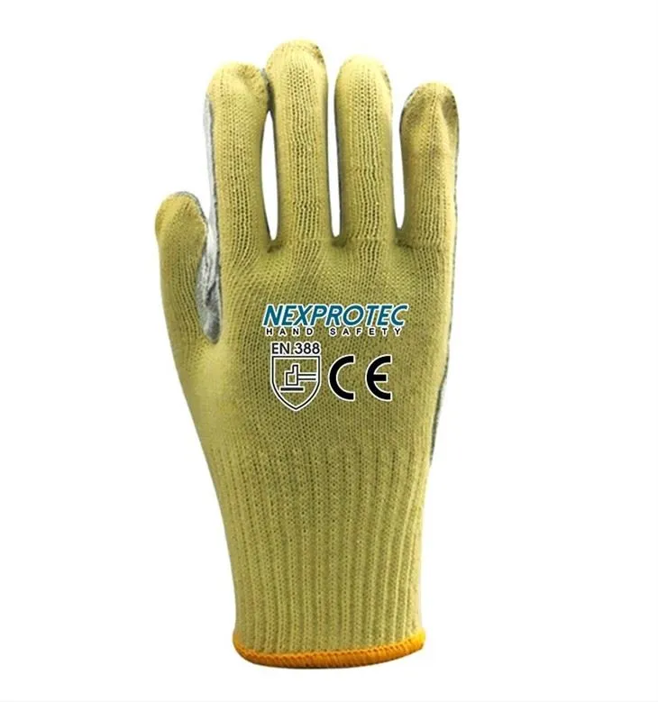 Split Leather Palm Aramid Knit Liner Cut Resistant Glove